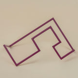 Set of Triptych Steel Sculptures in a Ombre Finish