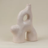 Tadelakt Organic Lamp in Travertine