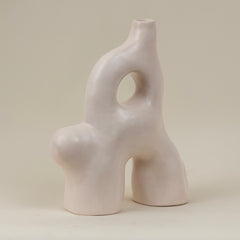 Tadelakt Organic Lamp in Travertine