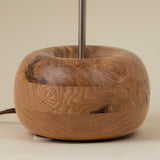 Lathe Turned Wood Lamp