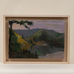 Purple Sky, Oil on Canvas