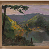 Purple Sky, Oil on Canvas