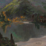 Purple Sky, Oil on Canvas