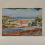 Mid 20th Century Oil on Canvas of the Cote d'Azur
