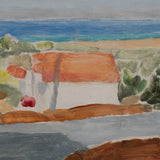 Mid 20th Century Oil on Canvas of the Cote d'Azur