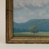 Vintage Landscape of Sky in Gilt Frame