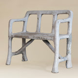 Small Vintage Cast Concrete Bench