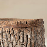 Vintage Tree Bark Planter