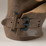 Handmade Belted Buckle Vase
