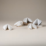 Large Gloss White Fortune Cookies
