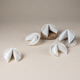 Large Gloss White Fortune Cookies