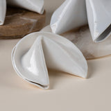 Large Gloss White Fortune Cookies