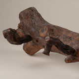 Rustic Log Coat Rack