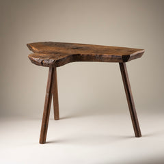 Charming Primitive Wood Side Table