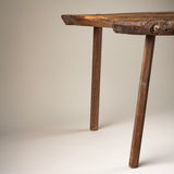 Charming Primitive Wood Side Table