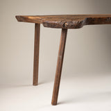 Charming Primitive Wood Side Table