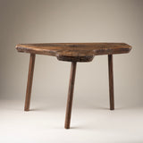 Charming Primitive Wood Side Table
