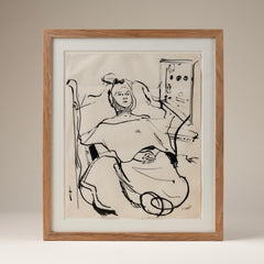 Charming Drawings from the Helena Rubinstein Salon by Jean Pages