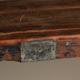 Narrow Folding Table from Reclaimed Wood