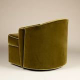 FOUND Collection Swivel Chair with Scroll Style Arms