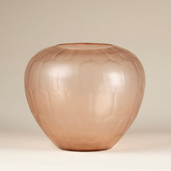 Bonita Hand Cut Glass Vessel, Large