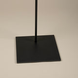 Steel Mirror/Art Stand in Matte Black