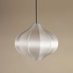 Off White Onion Silk Lampshade