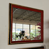 Red Vintage Frame with new mirror