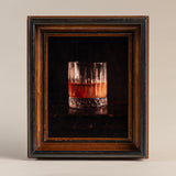 Dye sublimation print on aluminum panel paired with a vintage, c.1870's walnut frame.