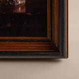 Dye sublimation print on aluminum panel paired with a vintage, c.1870's walnut frame.