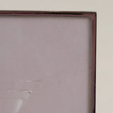 Dye sublimation print on aluminum panel paired with a silver-plated or chrome frame.