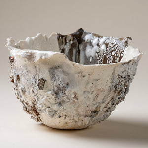 Tall Unique Ceramic Bowl by British Ceramic Artist Amanda Coldridge