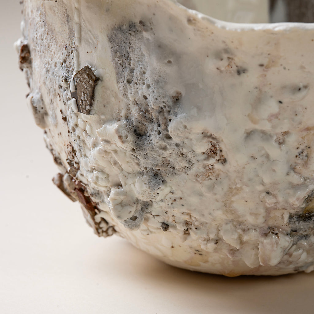 Tall Unique Ceramic Bowl by British Ceramic Artist Amanda Coldridge