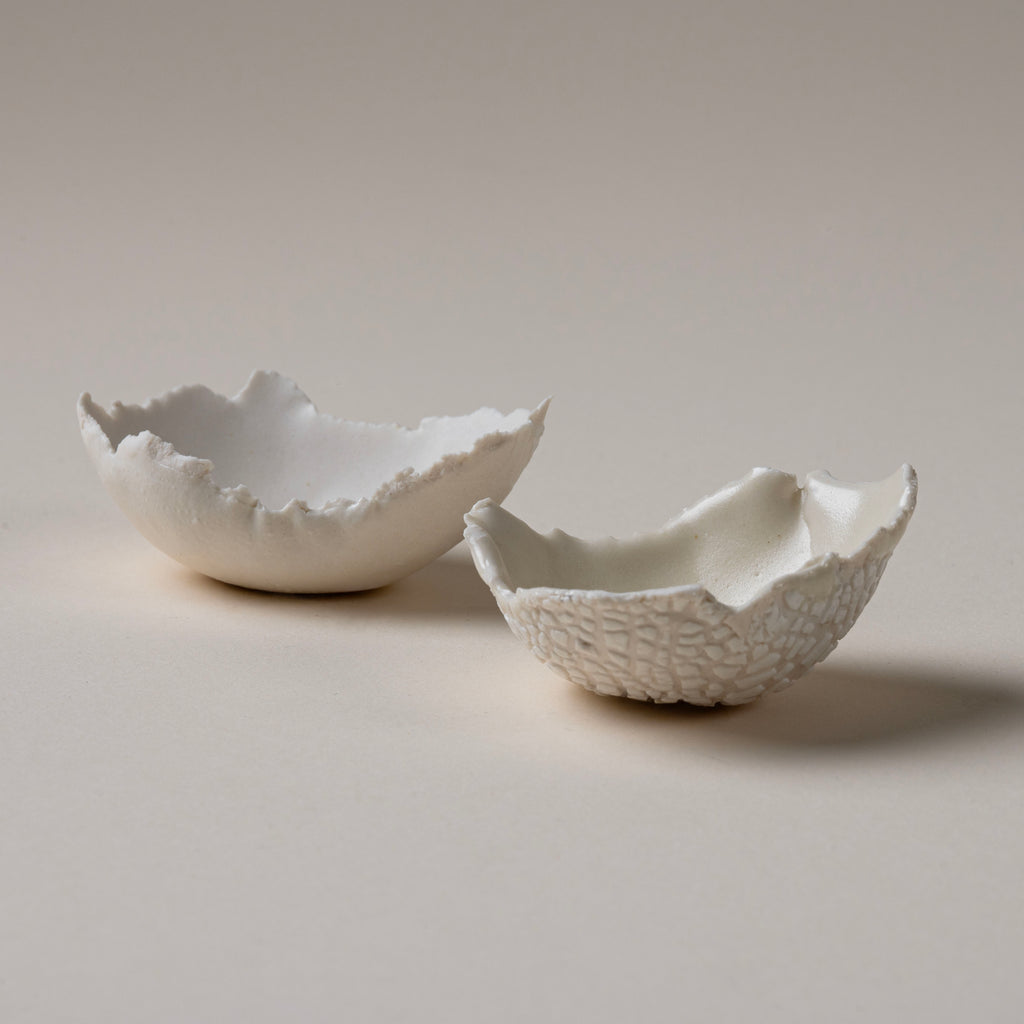 Pair of Condiment Bowls by British Ceramic Artist
