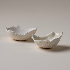 Pair of Condiment Bowls by British Ceramic Artist