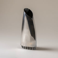 Lino Sabatini Architectural Silver Plate Vase