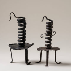 Iron Candlesticks used in Wine Cellars