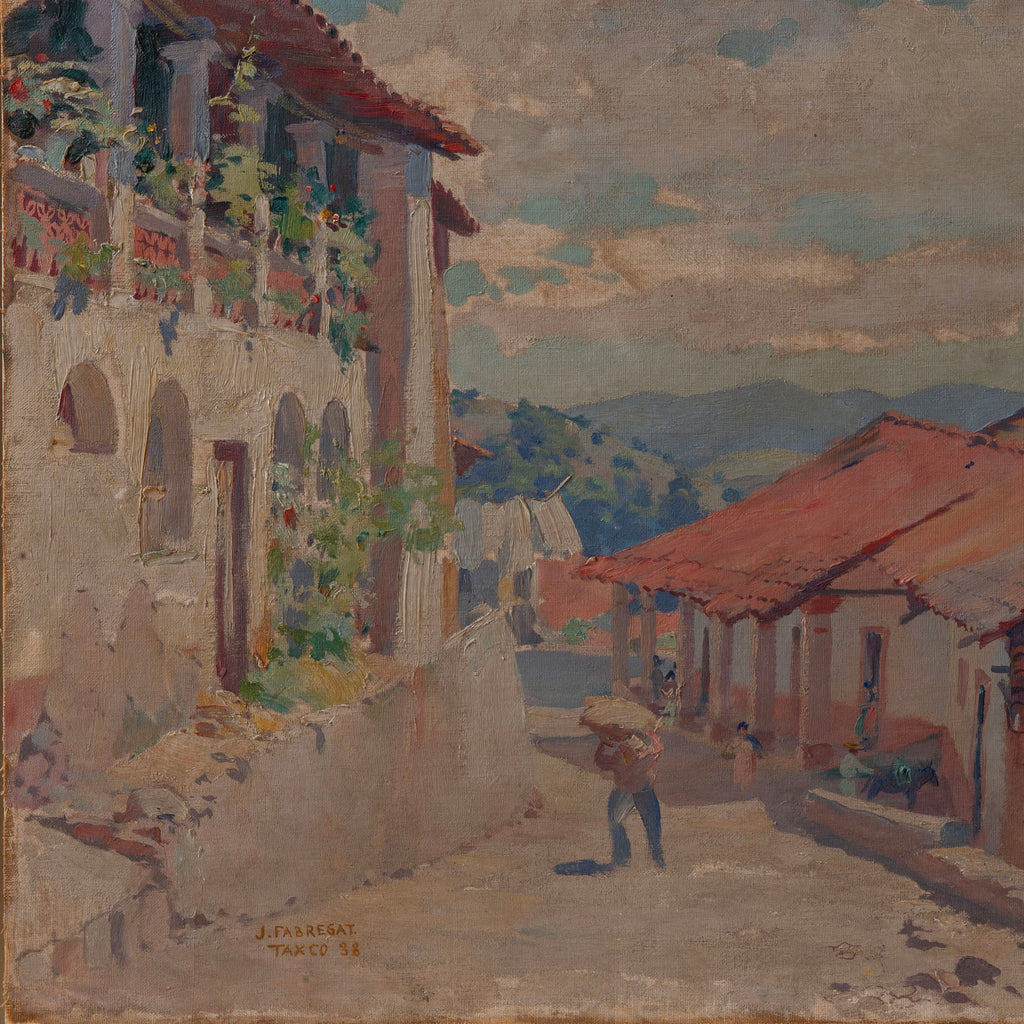 Charming Scene from a Mexican Village