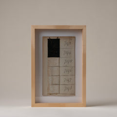 Newly Framed Black and White English Carpet Trim