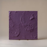 Abstract in Purple Suede