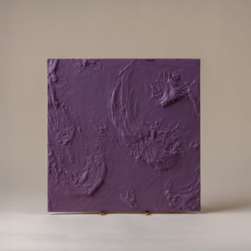 Abstract in Purple Suede