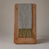 Daisy Handtowel with a beauitful fringe- Lime