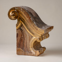 18th-Century Italian Ionic Capital Fragment