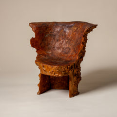 Petite Rustic Wood Chairs