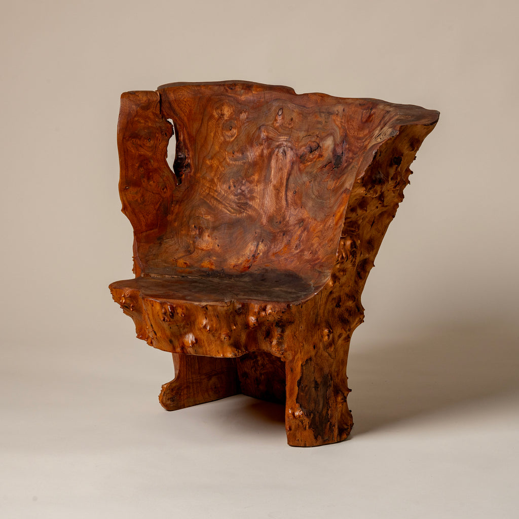 Petite Rustic Wood Chairs