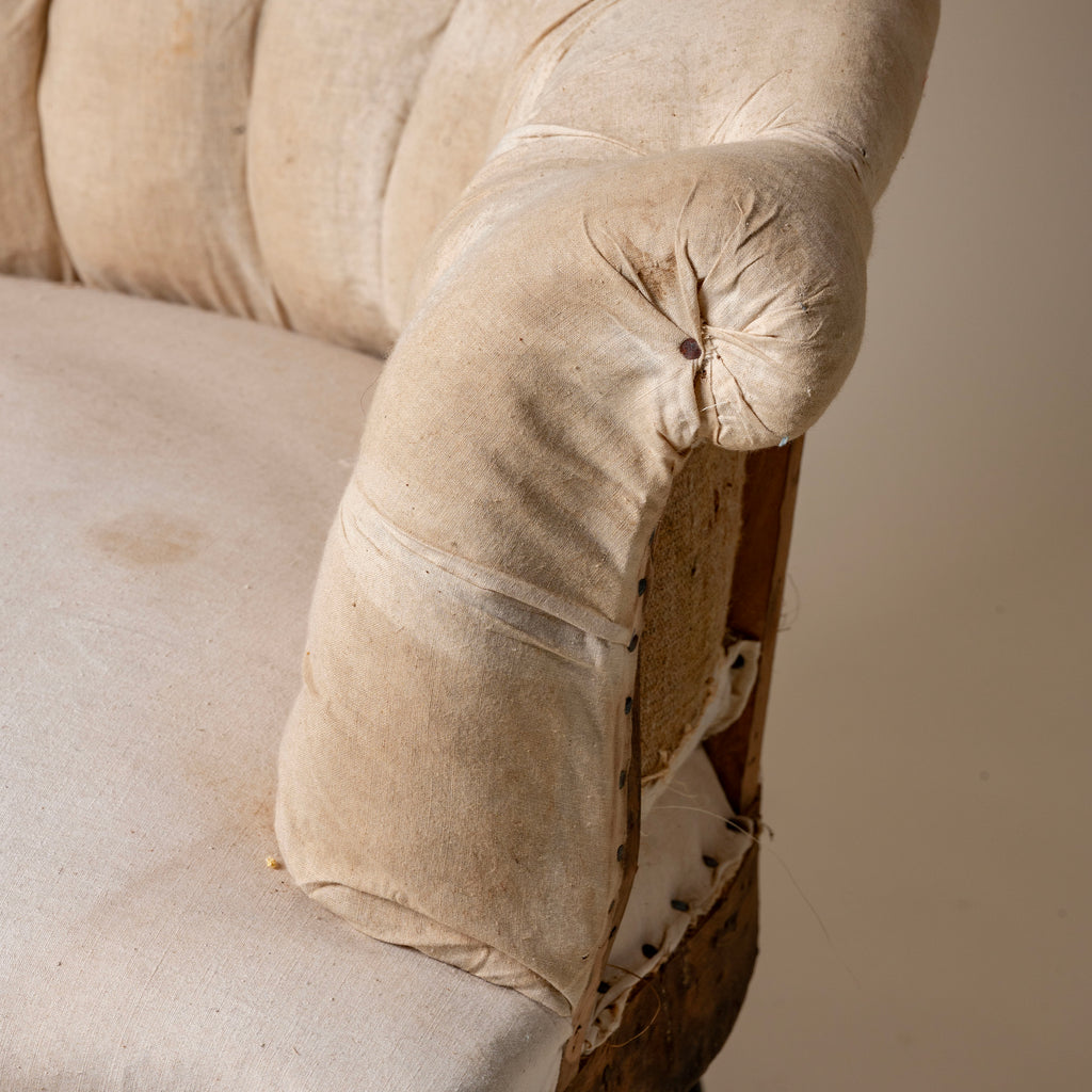 Napoleon III Tufted Armchair, 19th Century, France