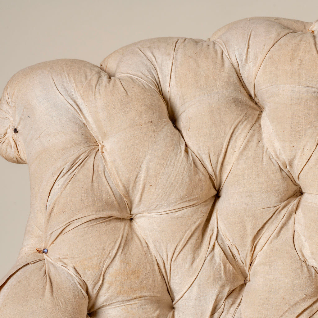 Napoleon III Tufted Armchair, 19th Century, France