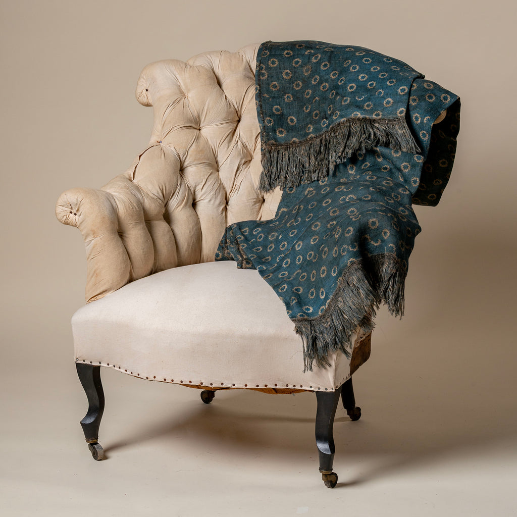 Napoleon III Tufted Armchair, 19th Century, France