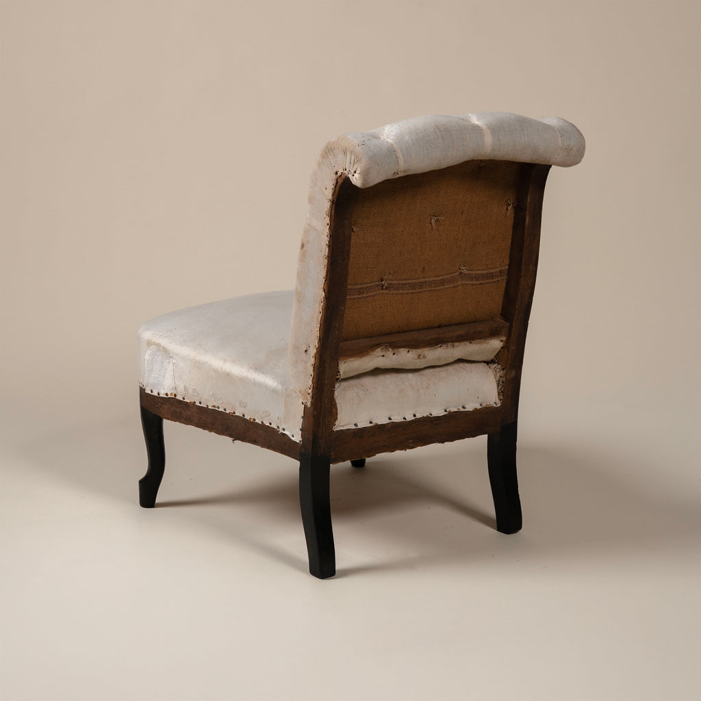 Petite Tufted Slipper Chair