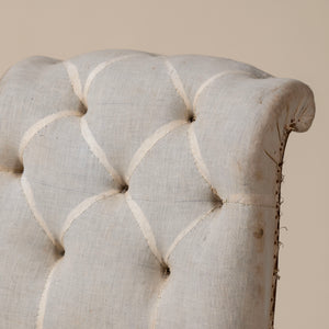 Petite Tufted Slipper Chair